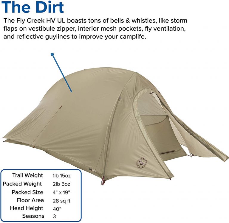 Big Agnes Fly Creek HV UL Ultralight Tent Review