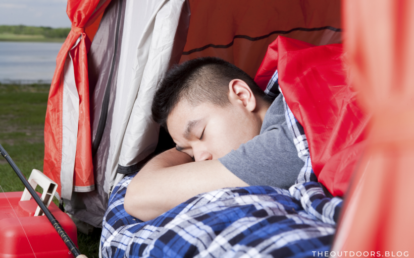 What is the most comfortable way to sleep in a tent?